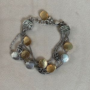 Brighton Silver and Gold Bracelet